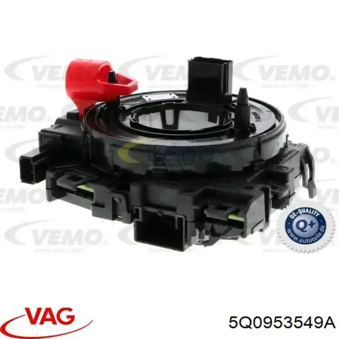 Compre 5Q0953549A VAG Anel AIRBAG de contato, cabo plano do volante
