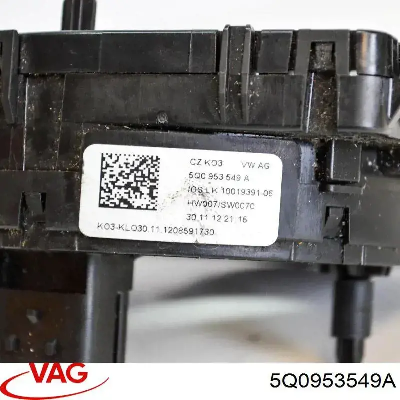 Anel AIRBAG de contato, cabo plano do volante VAG 5Q0953549A preço, a partir de 109,98 USD