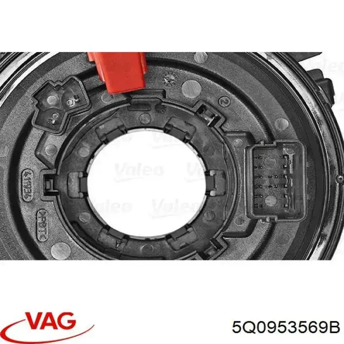 Anel AIRBAG de contato, cabo plano do volante VAG 5Q0953569B preço, a partir de 317,89 USD