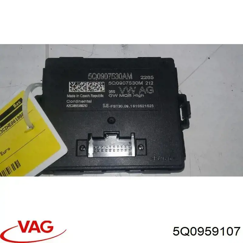 Compre 5Q0959107E VAG Módulo de direção (Centralina eletrônica) de abertura de tampa de porta-malas (de 3ª/5ª porta traseira)