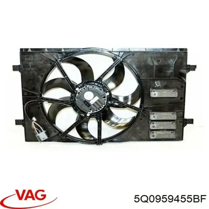 Difusor do radiador de esfriamento, montado com motor e roda de aletas VAG 5Q0959455BF preço, a partir de 240,80 USD
