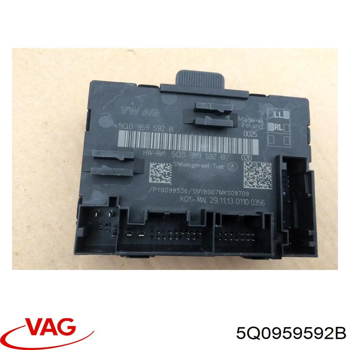 Módulo de conforto da porta dianteira VAG 5Q0959592B preço, a partir de 45,97 USD