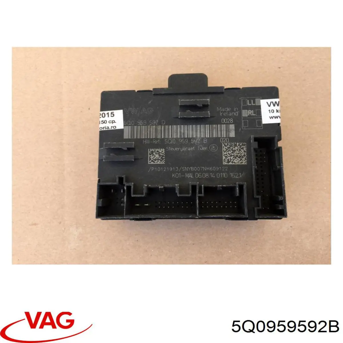 Compre 5Q0959592B VAG Módulo de conforto da porta dianteira