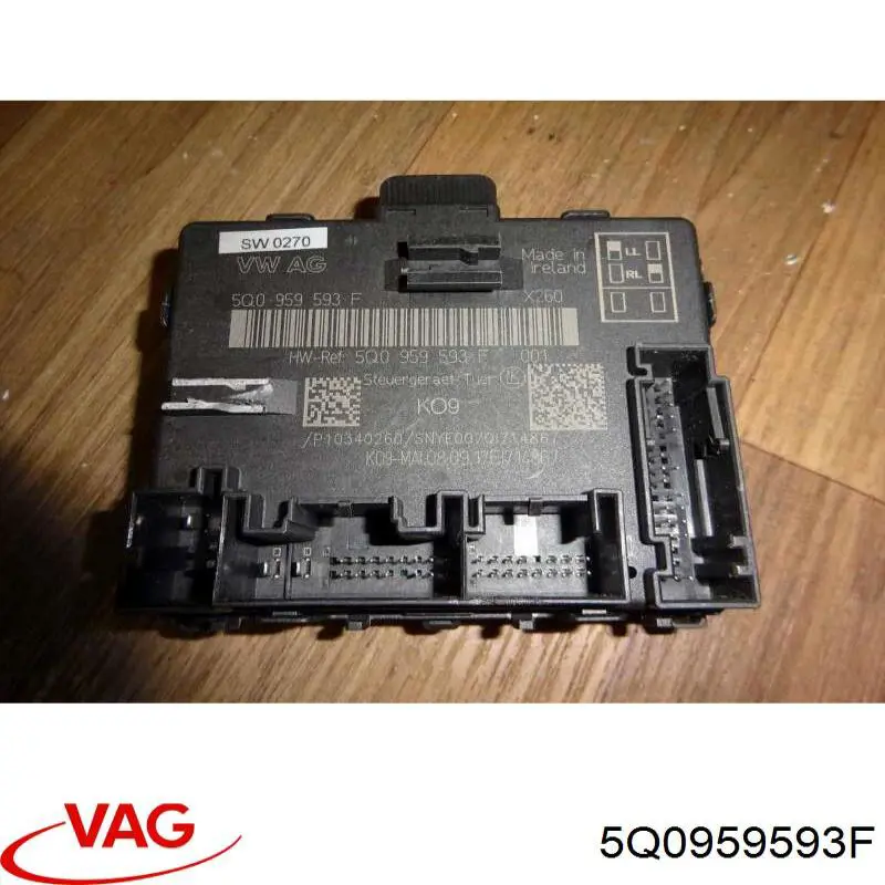 Módulo de conforto da porta dianteira VAG 5Q0959593F preço, a partir de 57,99 USD
