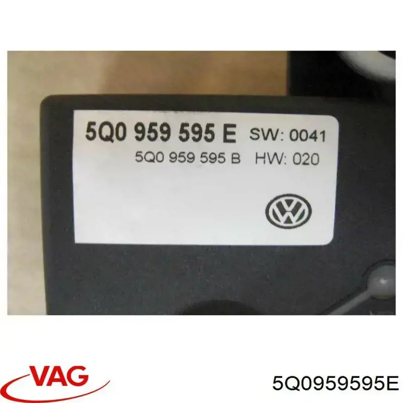 5Q0959595E VAG Módulo de conforto da porta traseira