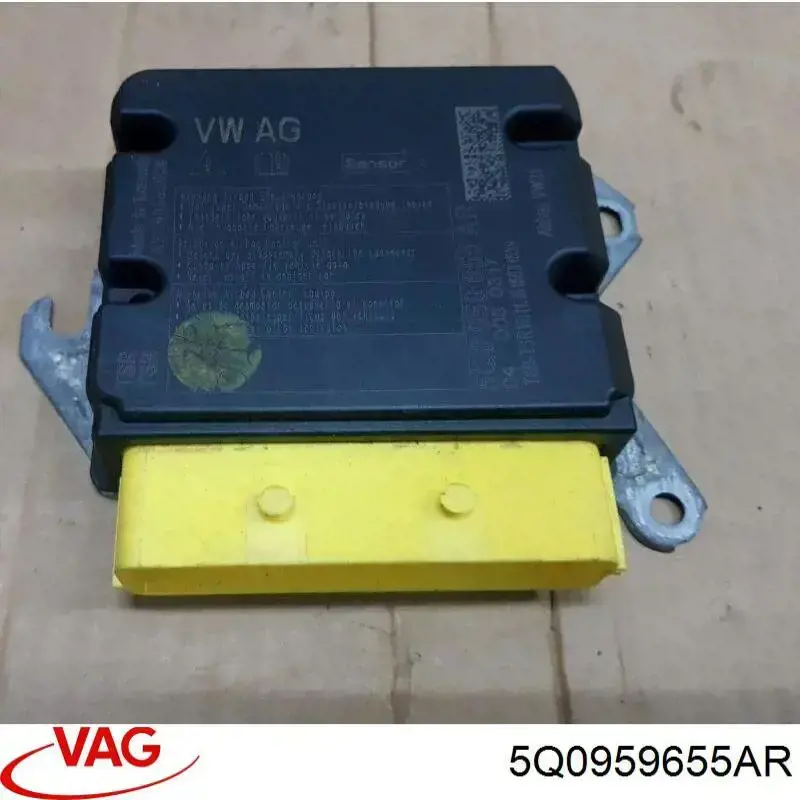 5Q0959655AR VAG Módulo processador de controlo da bolsa de ar (Centralina eletrônica AIRBAG)