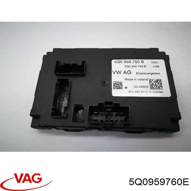 Compre 5Q0959760C VAG Módulo de controle do assento dianteiro