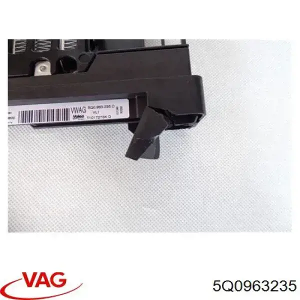 5Q0963235 VAG Aquecedor elétrico de ar do sistema de calefacção de salão