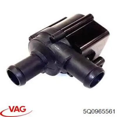 Bomba de água (bomba) de esfriamento, adicional elétrica VAG 5Q0965561