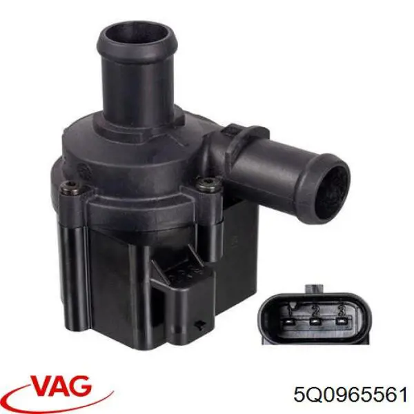 Bomba de água (bomba) de esfriamento, adicional elétrica VAG 5Q0965561 preço, a partir de 44,27 USD