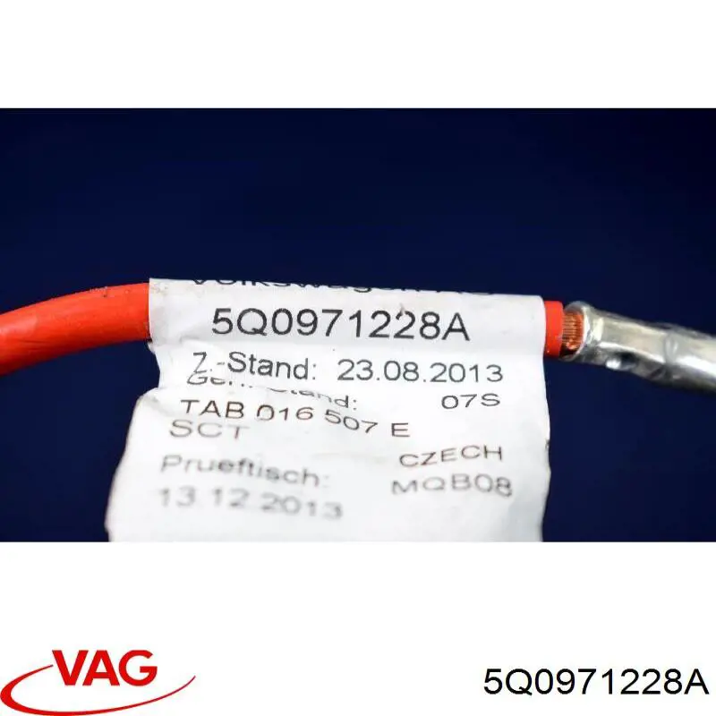 Cabo de borne positivo de bateria recarregável (PILHA) VAG 5Q0971228A preço, a partir de 90,48 USD