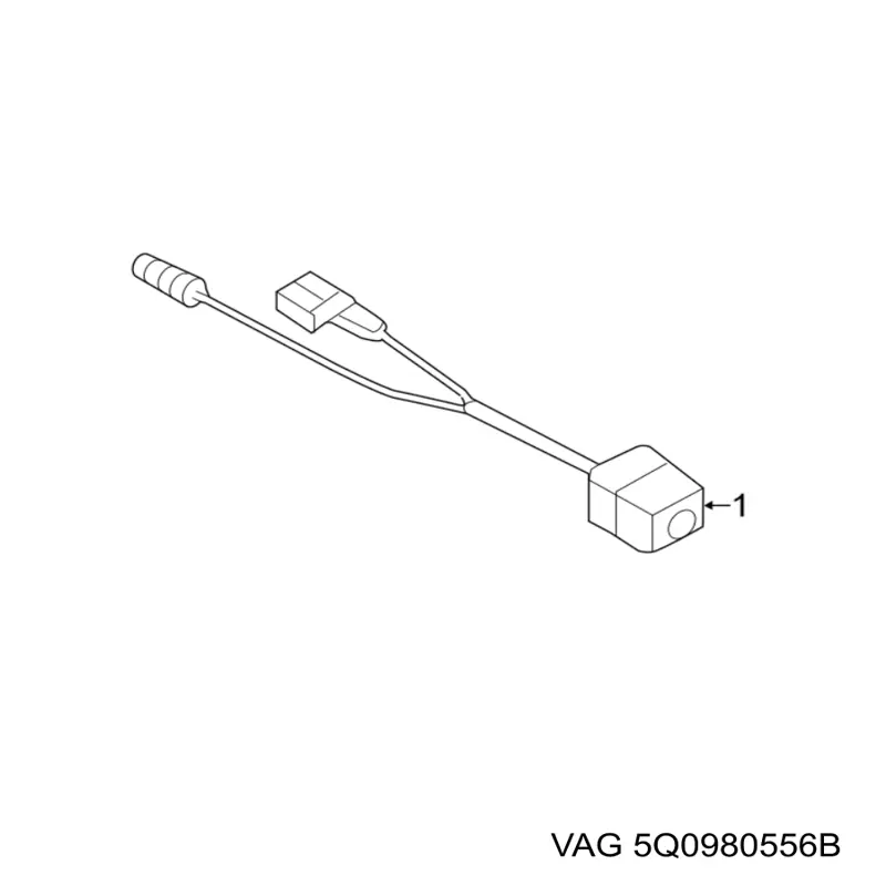 5Q0980556B VAG Câmara do sistema para asseguramento de visibilidade