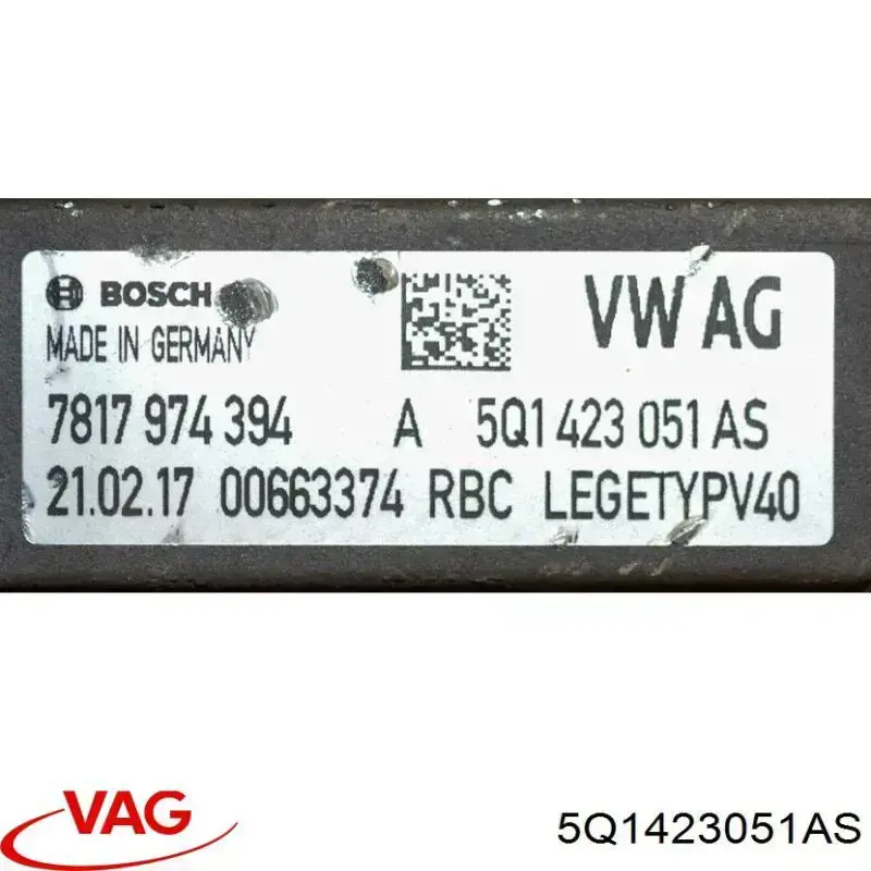 Cremalheira da direção VAG 5Q1423051AS preço, a partir de 406,91 USD