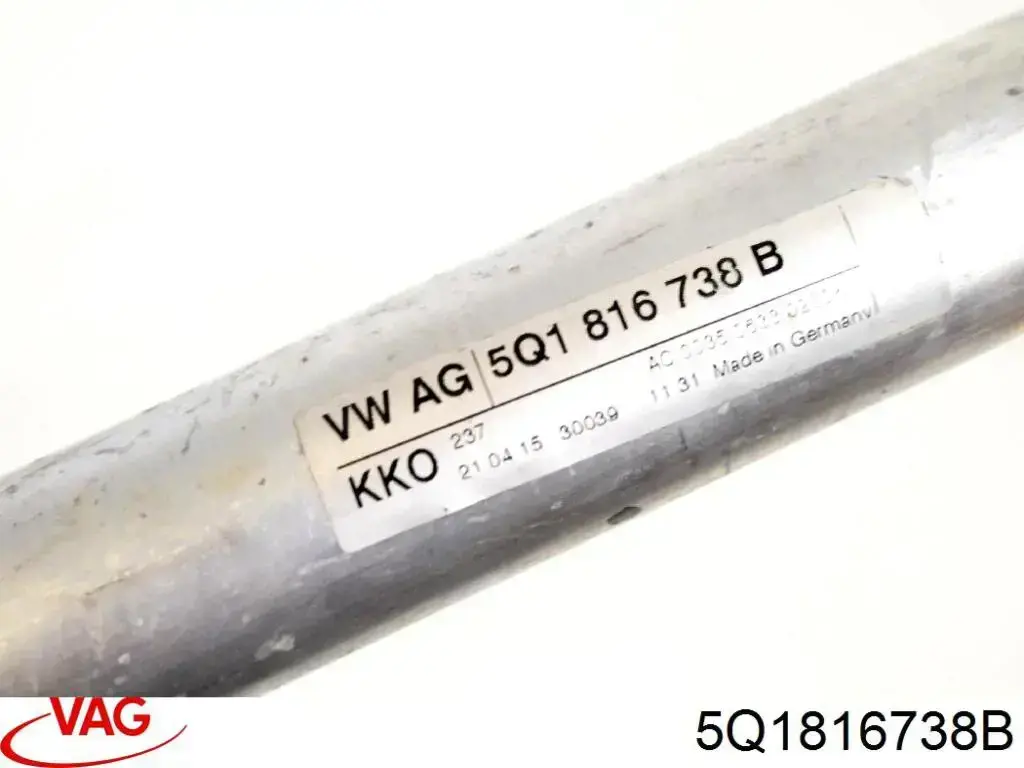 Compre 5Q1816738B VAG Mangueira de aparelho de ar condicionado, desde o radiador até o vaporizador