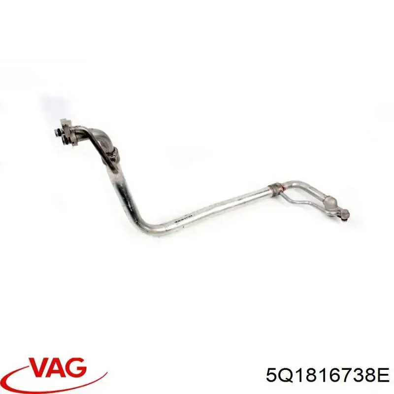 5Q1816738E VAG Mangueira de aparelho de ar condicionado, desde o radiador até o vaporizador