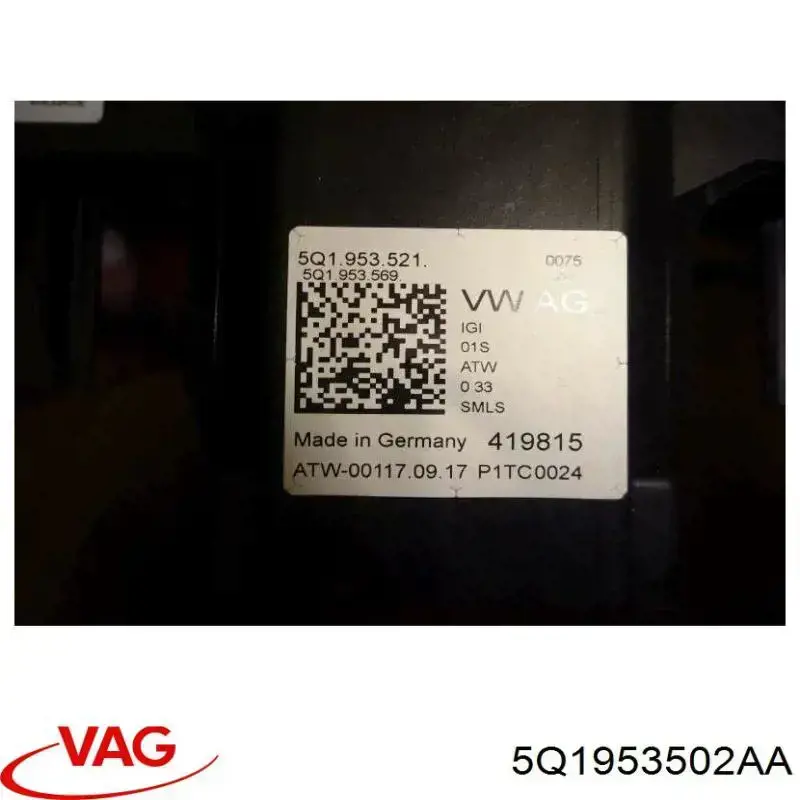 5Q1953502AA VAG 