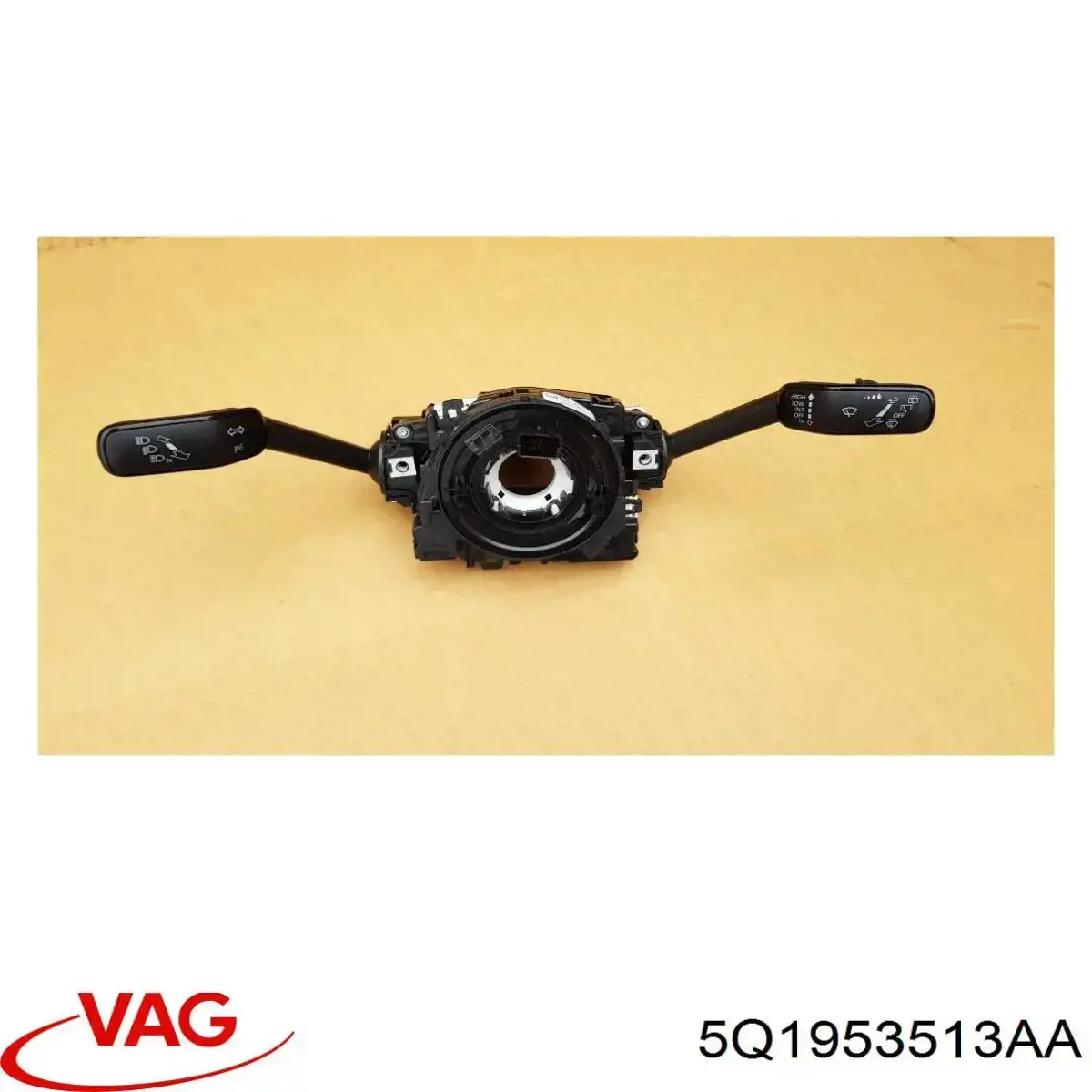 5Q1953513AA VAG Comutador instalado na coluna da direção, montado