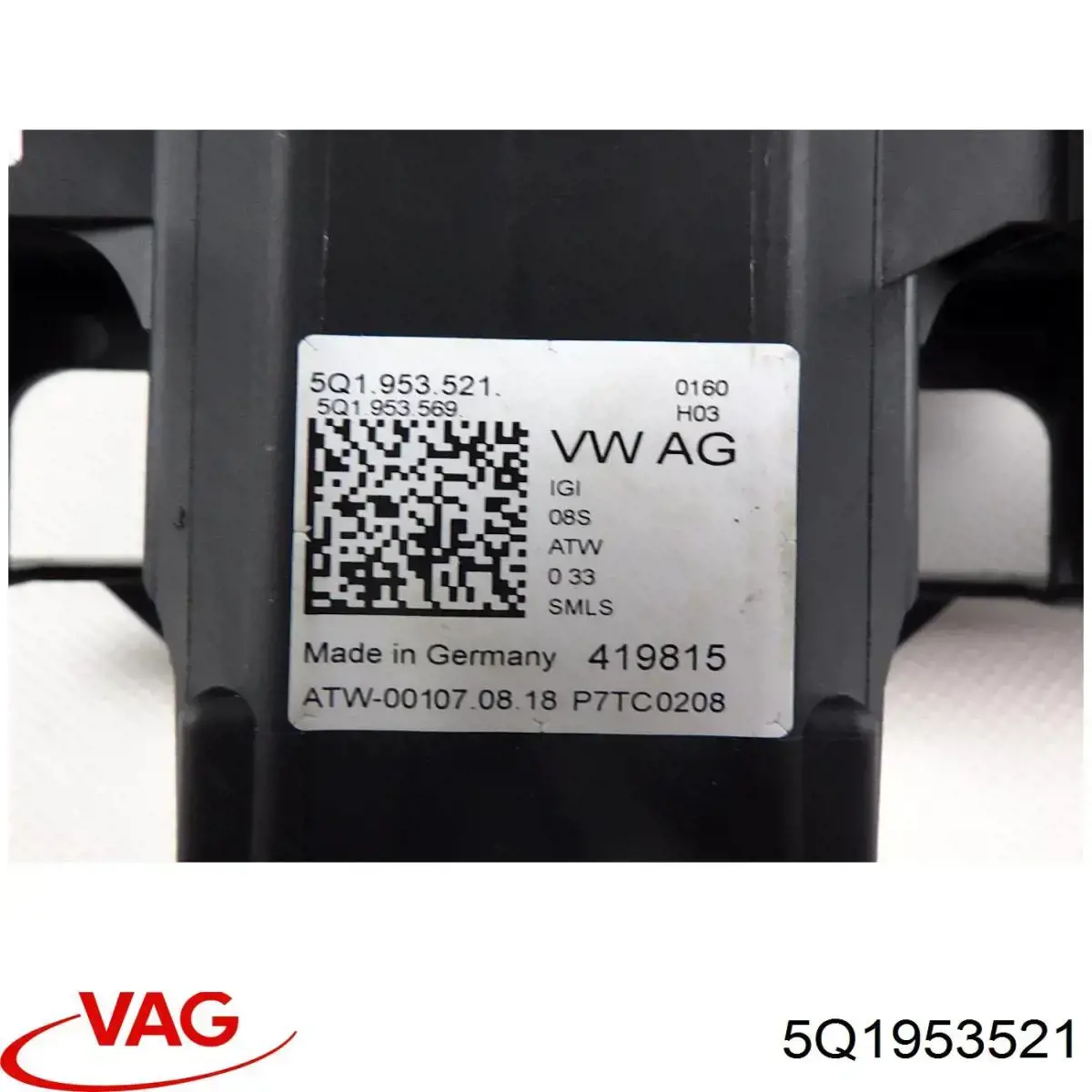 Compre 5Q1953521 VAG Comutador instalado na coluna da direção, montado