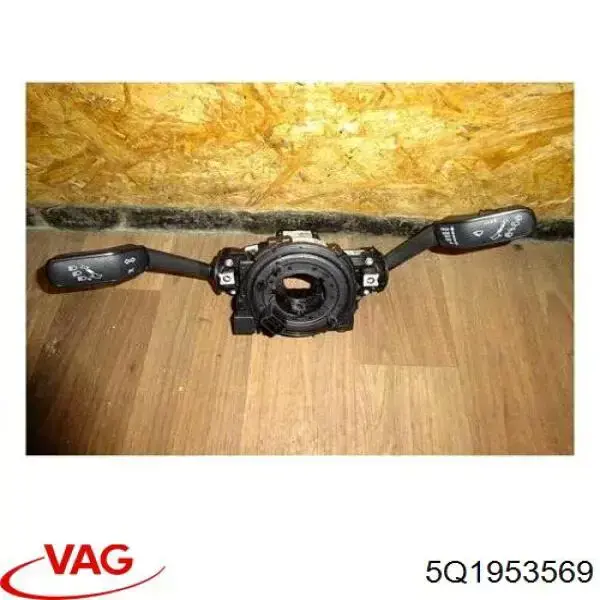 Anel AIRBAG de contato, cabo plano do volante 5Q1953569 VAG