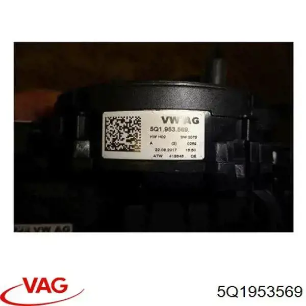 Anel AIRBAG de contato, cabo plano do volante VAG 5Q1953569 preço, a partir de 134,50 USD