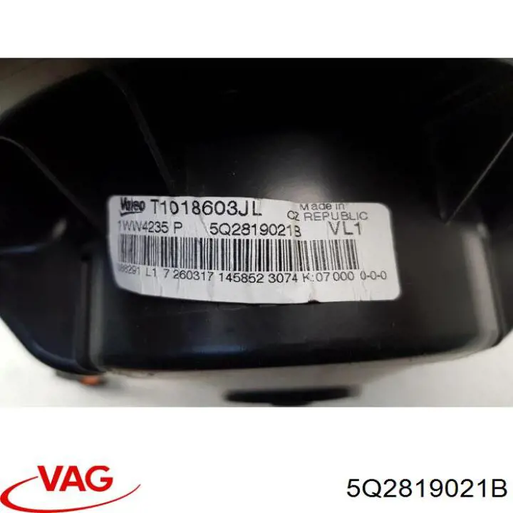 Motor de ventilador de forno (de aquecedor de salão) VAG 5Q2819021B preço, a partir de 143,08 USD