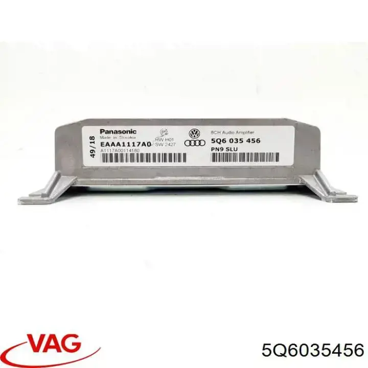 5Q6035456 VAG Reforçador do som de sistema de áudio
