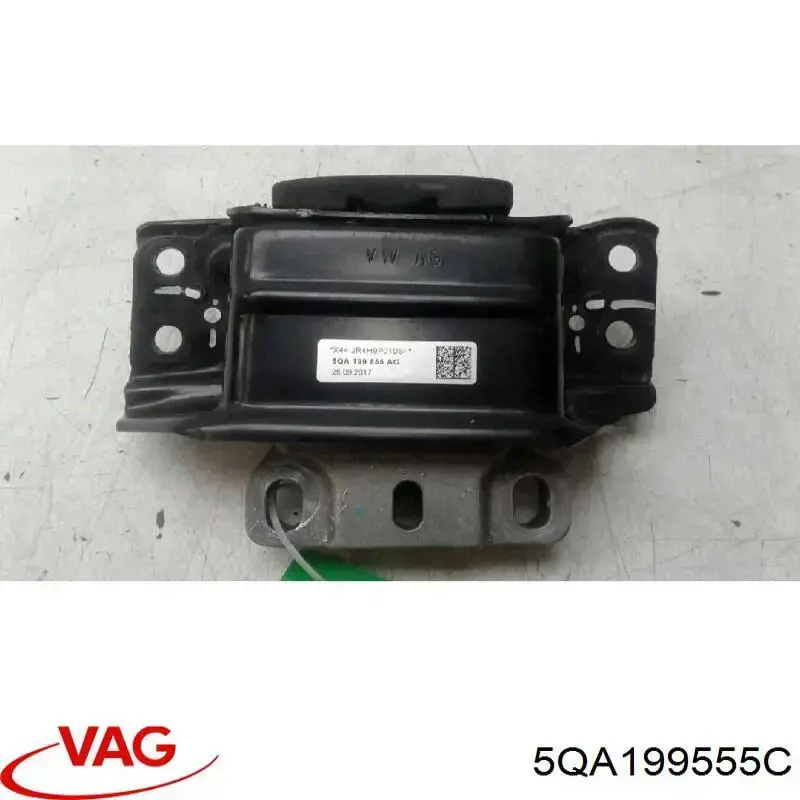 Compre 5QA199555C VAG Coxim esquerdo de transmissão (suporte da caixa de mudança)