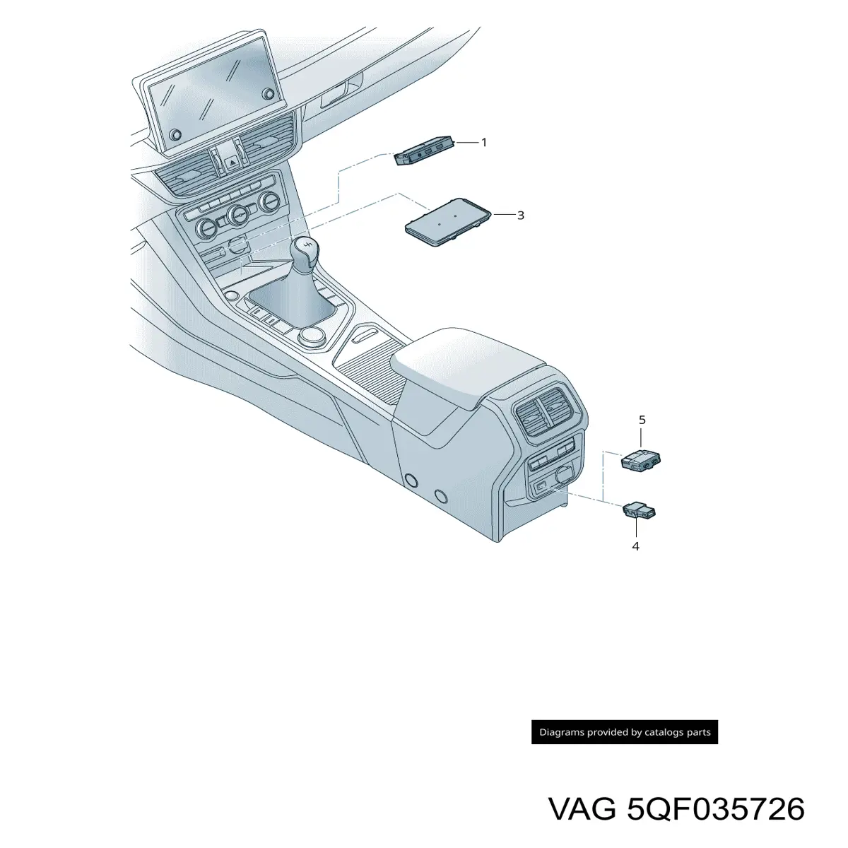 VAG 5QF035726 preço, a partir de 207,41 USD