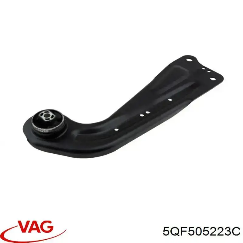 5QF505223C VAG Braço oscilante (tração) longitudinal inferior esquerdo de suspensão traseira
