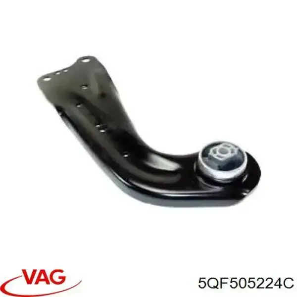 5QF505224C VAG Braço oscilante (tração) longitudinal inferior direito de suspensão traseira