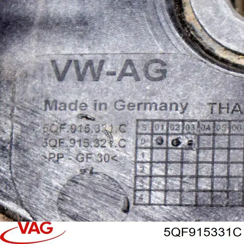 Cárter de bateria recarregável (PILHA) VAG 5QF915331C preço, a partir de 105,56 USD