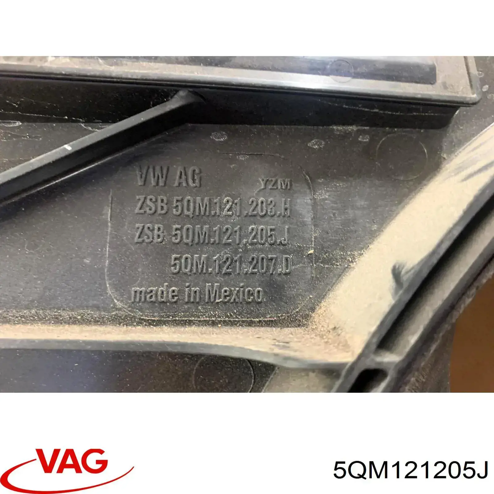 Compre 5QM121205J VAG Difusor do radiador de esfriamento