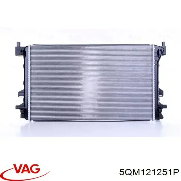 5QM121251P VAG Radiador de esfriamento de motor