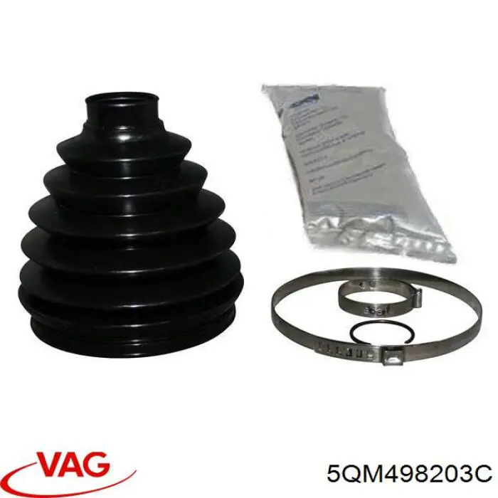 36410 GKN-Spidan Bota de proteção externa de junta homocinética do semieixo dianteiro