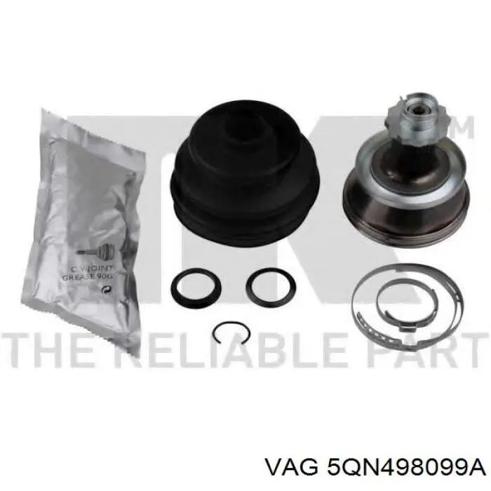 5QN498099 VAG Junta homocinética externa dianteira