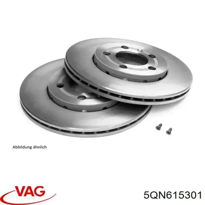 Compre 5QN615301 VAG Disco do freio dianteiro