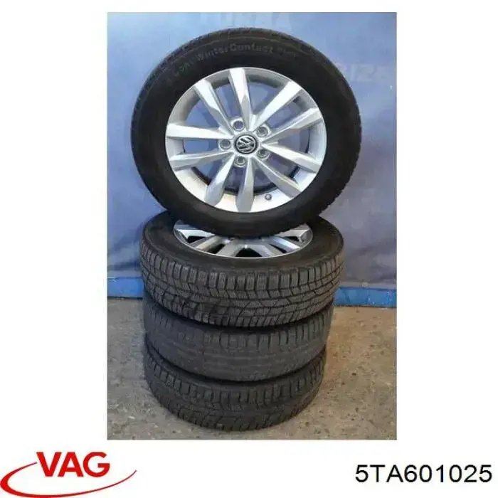 Compre 5TA601025 VAG Discos de roda de aleação ligeira (de aleação ligeira, de titânio)