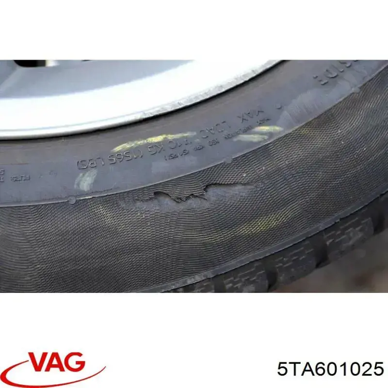 5TA601025 VAG Discos de roda de aleação ligeira (de aleação ligeira, de titânio)