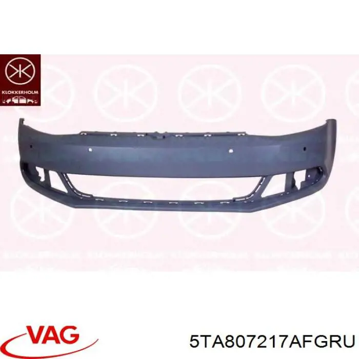 Pára-choque dianteiro VAG 5TA807217AFGRU preço, a partir de 421,72 USD