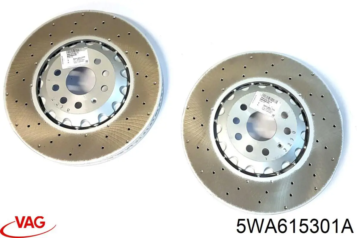 Disco do freio dianteiro VAG 5WA615301J preço, a partir de 74,91 USD
