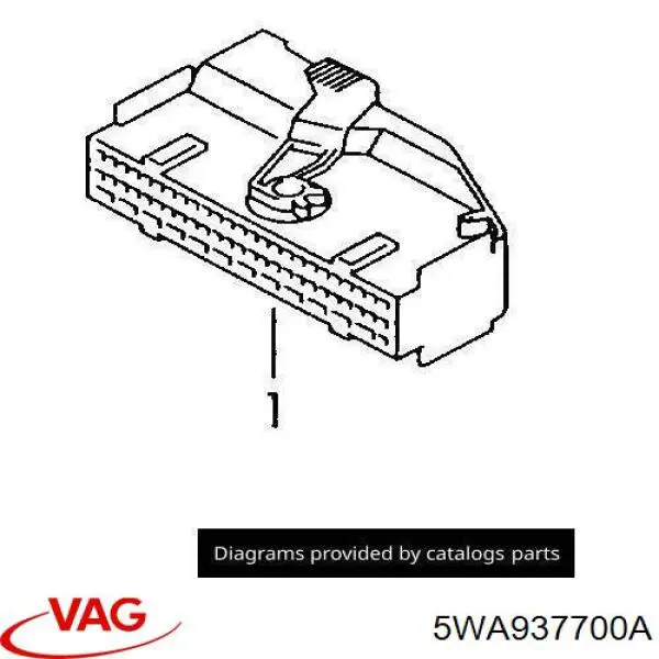  VAG 5WA937700A preço, a partir de 28,15 USD