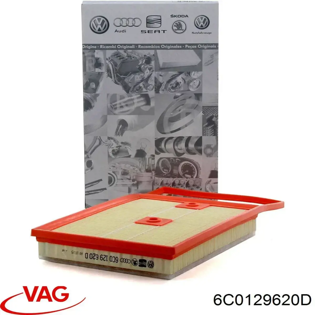 Filtro de ar VAG 6C0129620D preço, a partir de 13,02 USD