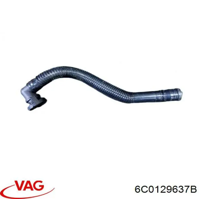 6C0129637B VAG Mangueira de drenagem de caixa de filtro de ar