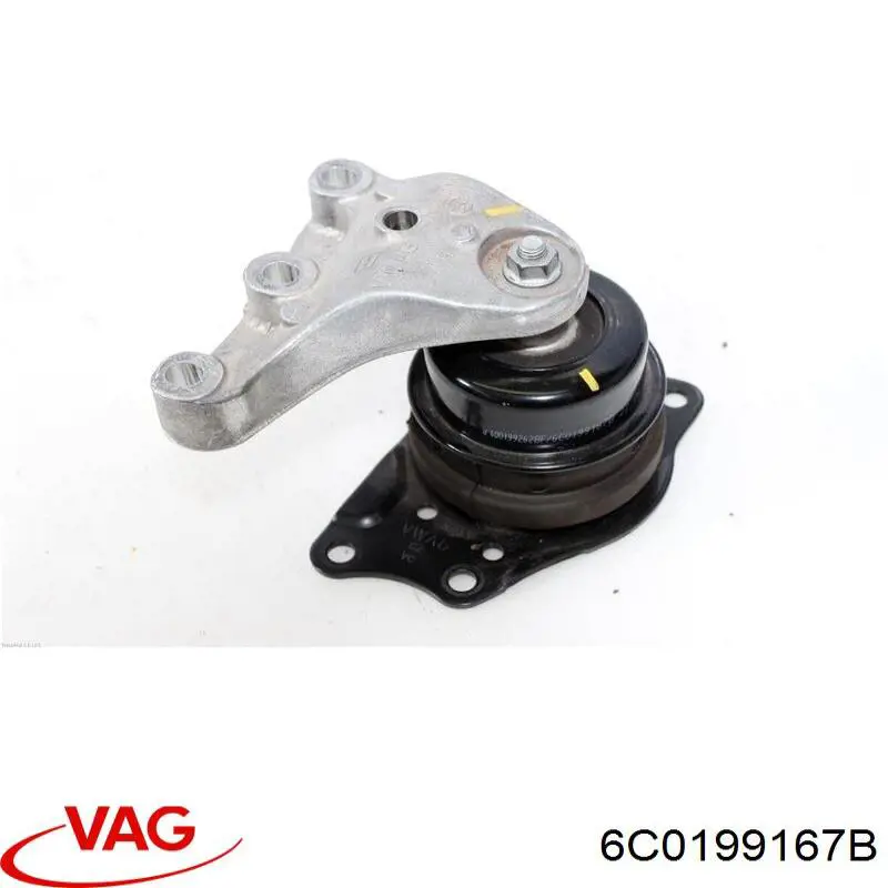 Coxim (suporte) direito de motor VAG 6C0199167B preço, a partir de 80,16 USD