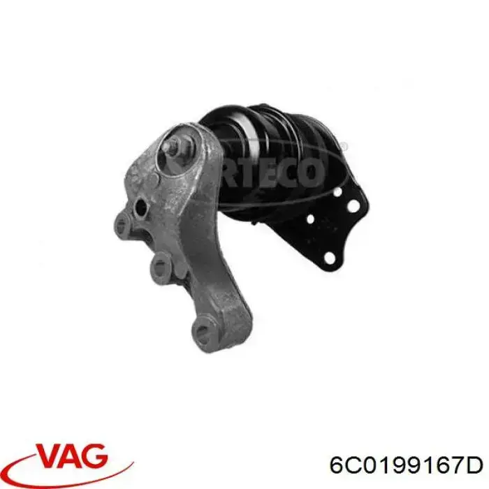 Coxim (suporte) direito de motor VAG 6C0199167D preço, a partir de 130,56 USD