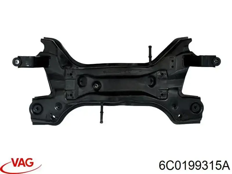 6C0199315A VAG Viga de suspensão dianteira (plataforma veicular)