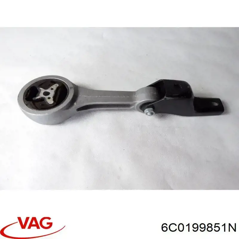 6C0199851N VAG Coxim (suporte) traseiro de motor