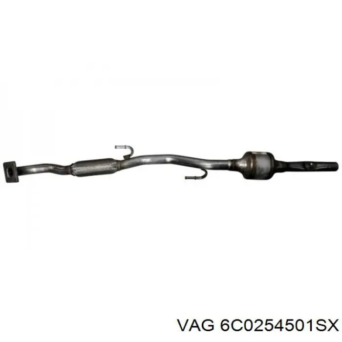 Silenciador, parte dianteira VAG 6C0254501SX preço, a partir de 584,96 USD