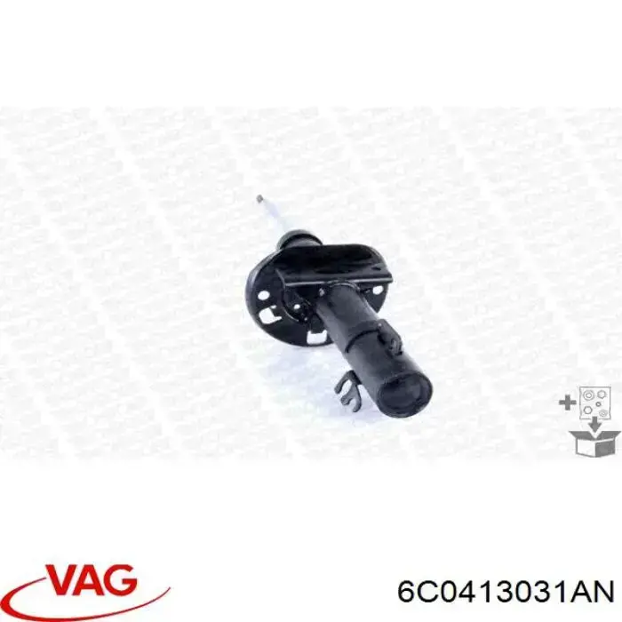 6C0413031AN VAG Amortecedor dianteiro