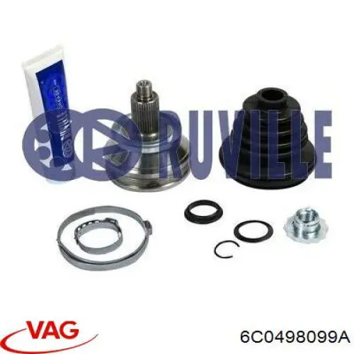 Junta homocinética externa dianteira VAG 6C0498099A preço, a partir de 32,83 USD